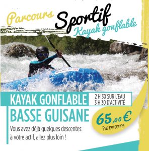 kayak gonflable Serre Chevalier